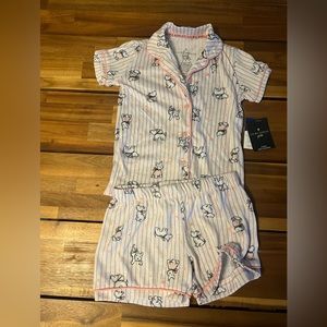 NWT Laura Ashley girls pajama set